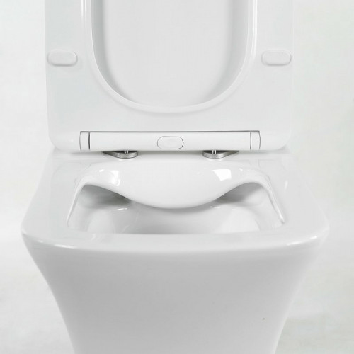 Сиденье для унитаза BelBagno Marmi BB052SC с микролифтом белый