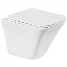 Сиденье для унитаза BelBagno Marmi BB052SC с микролифтом белый