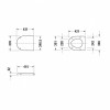 Сиденье для унитаза Duravit Starck 3 0063890000 белое