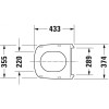 Сиденье для унитаза Duravit DuraStyle 0063790000
