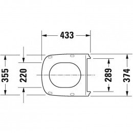 Сиденье для унитаза Duravit DuraStyle 0063790000