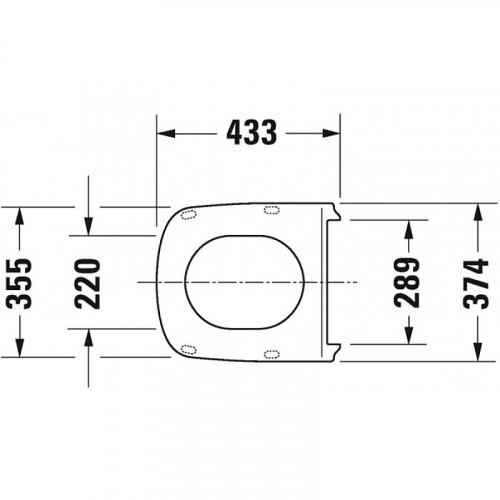 Сиденье для унитаза Duravit DuraStyle 0063790000
