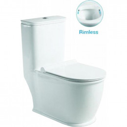 Унитаз-моноблок с сиденьем микролифт SantiLine SL-5019MB