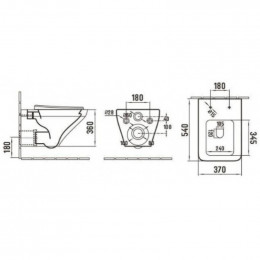 Подвесной унитаз WeltWasser Hofbach 041 GL-WT 10000011134 белый глянец