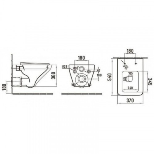 Подвесной унитаз WeltWasser Hofbach 041 GL-WT 10000011134 белый глянец
