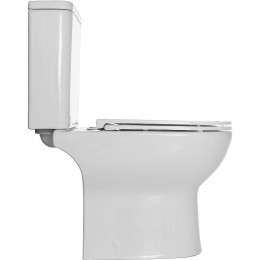Унитаз-компакт Aquanet Ray-C 326011/326012 с сиденьем белый