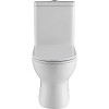 Унитаз-компакт Aquanet Ray-C 326011/326012 с сиденьем белый