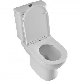 Унитаз-компакт Aquanet Ray-C 326011/326012 с сиденьем белый