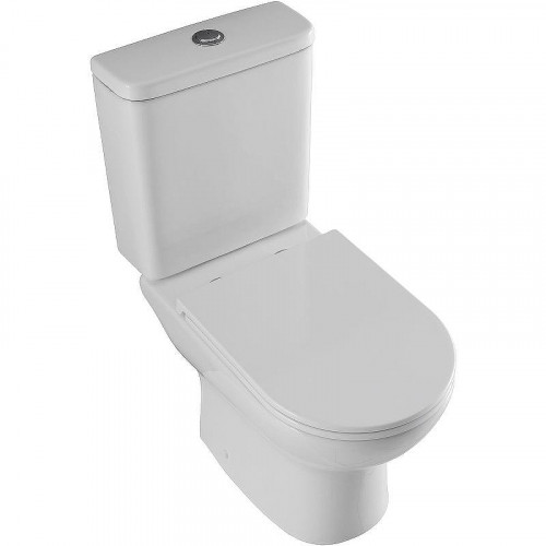 Унитаз-компакт Aquanet Ray-C 326011/326012 с сиденьем белый
