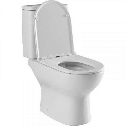 Унитаз-компакт Aquanet Ray-C 326011/326012 с сиденьем белый