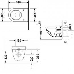 Унитаз Duravit Starck 3 2200090000