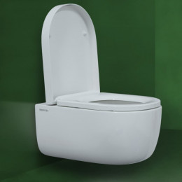 Унитаз подвесной Berges Ego XL 082124 с сиденьем Toma SO