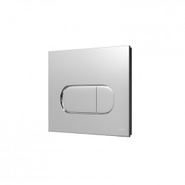 Унитаз с инсталляцией Vitra Sento 9830B003-7212 с сиденьем микролифт и клавишей глянцевый хром