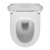 Унитаз с инсталляцией Vitra Sento 9830B003-7212 с сиденьем микролифт и клавишей глянцевый хром