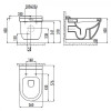 Унитаз Creavit Dream DR321(DR320.00100), подвесной