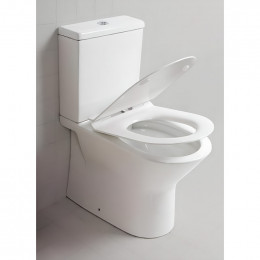 Сиденье для унитаза BelBagno Piano BB2111SC с микролифтом белый