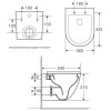 Подвесной унитаз WeltWasser Merzbach 041 XL MT-BL 10000008269 черный глянцевый