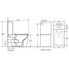 Унитаз-компакт WeltWasser Gelbach 001 ST GL-BL 10000011158 черный глянец
