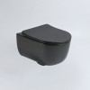 Унитаз подвесной Vincea Evo VT1-34SMB с сиденьем soft-close черный матовый