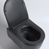 Унитаз подвесной Vincea Evo VT1-34SMB с сиденьем soft-close черный матовый