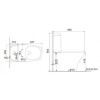 Унитаз-компакт Creo HDC391P+S391+MTCU-27 белый