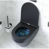Комплект подвесного унитаза с инсталляцией Am.Pm Spirit V2.0 IS49051.701700MB с сиденьем и клавишей смыва хром глянцевый, черный матовый