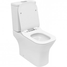 Унитаз-компакт Aquanet Cube 3.0 Tornado 348011/348010 с сиденьем белый