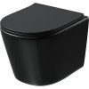Унитаз подвесной Grossman Tornado GR-4477BMSQ с сиденьем микролифт, черный матовый