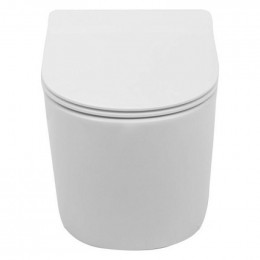 Унитаз подвесной Aquanet Rimless Atago BL-104N-WHT 203353 с сидением Soft Close Slimseat