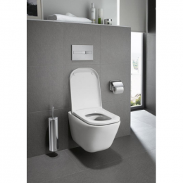 Навесной | подвесной  унитаз Roca The Gap Clean Rim 34647L000 безободковый 801472001 Микролифт