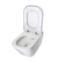 Навесной | подвесной  унитаз Roca The Gap Clean Rim 34647L000 безободковый 801472001 Микролифт