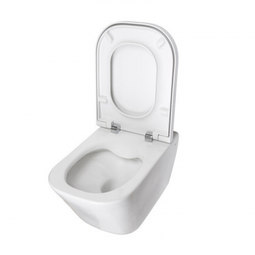 Навесной | подвесной  унитаз Roca The Gap Clean Rim 34647L000 безободковый 801472004 Микролифт