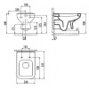 Унитаз Creavit Sphinx SP320.001, подвесной