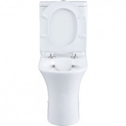 Унитаз-компакт Aquanet Rimless Roll 2-C/Roll 2-C-1 с сиденьем Soft Close Slimseat
