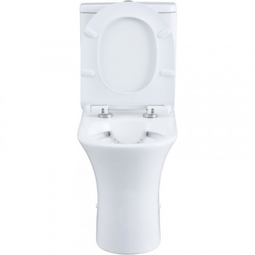Унитаз-компакт Aquanet Rimless Roll 2-C/Roll 2-C-1 с сиденьем Soft Close Slimseat