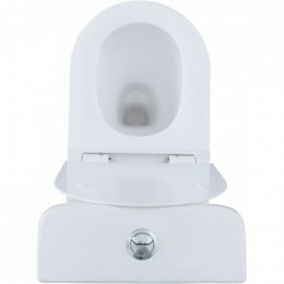 Унитаз-компакт Aquanet Rimless Roll 2-C/Roll 2-C-1 с сиденьем Soft Close Slimseat