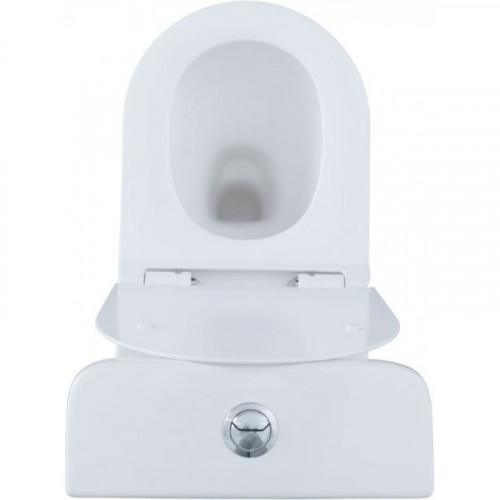 Унитаз-компакт Aquanet Rimless Roll 2-C/Roll 2-C-1 с сиденьем Soft Close Slimseat