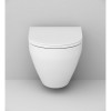 Подвесной унитаз с инсталляцией Am.Pm Spirit V2.0 FlashClean IS47001.701700 с сиденьем микролифт и белой клавишей смыва