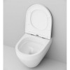 Подвесной унитаз с инсталляцией Am.Pm Spirit V2.0 FlashClean IS47001.701700 с сиденьем микролифт и белой клавишей смыва