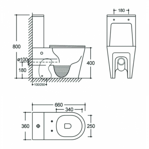 Бачок для унитаза Aquanet Atago/Cetus 3.0 348003 белый