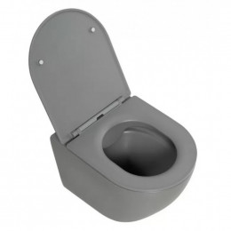 Сиденье для унитаза BelBagno Colorato BB062SC-GR с микролифтом серый матовый