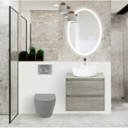Сиденье для унитаза BelBagno Colorato BB062SC-GR с микролифтом серый матовый