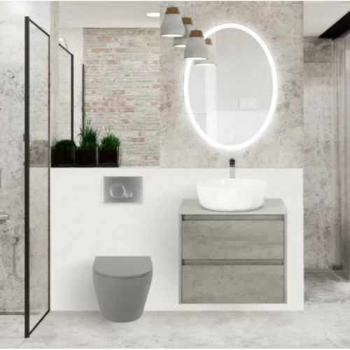 Сиденье для унитаза BelBagno Colorato BB062SC-GR с микролифтом серый матовый
