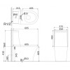 Бачок для унитаза Creo Archi AR1003 белый
