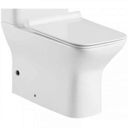 Чаша унитаза Aquanet Cube-C Rimless 210759 с сидением Soft Close Slimseat