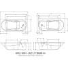 Акриловая ванна Riho Lazy Plug&Play 180 BD7700500000000, 180x80 см