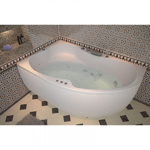 Акриловая ванна Aquanet Capri 170x110 левая 205345 без гидромассажа