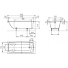 Стальная ванна Kaldewei SANIFORM PLUS 372-1 Standard 160х75
