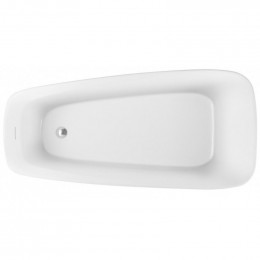 Акриловая ванна Aquanet Family Trend 90778-MW-MB 293087 170х78 белый матовый/черный матовый