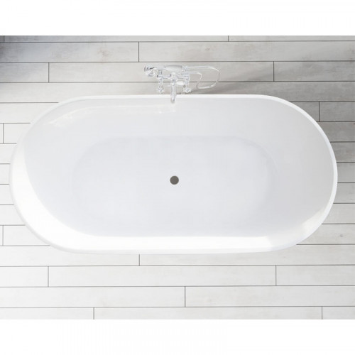 Ванна из литьевого мрамора Marmo Bagno Палермо MB-PL170-80 168х80
